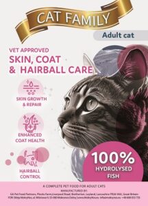 Karma odkłaczająca dla kota wspierająca redukcję kul włosowych i zdrową sierść