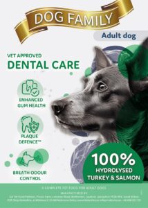 Karma dentystyczna dla psa z hydrolizowanym białkiem wspierająca zdrowie zębów i dziąseł