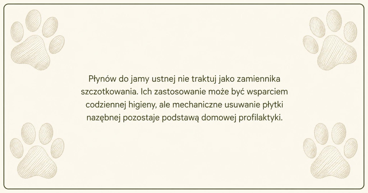 Higiena zębów u psa – płyny do jamy ustnej nie zastępują szczotkowania